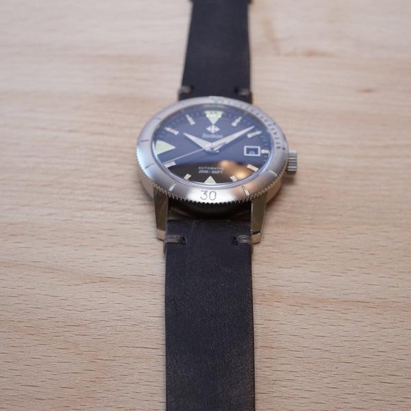 Black Horween Leather