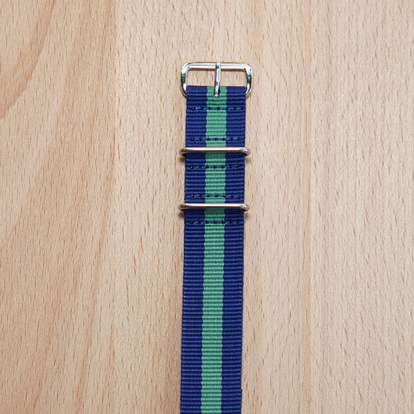 Blue Green Stripe Nylon